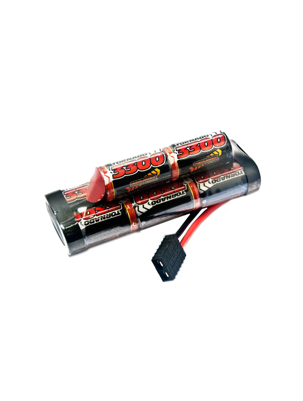 Overlander SubC 3300mAh 9.6V 8-Cell Hump Traxxas Premium Sport NiMH Battery - Traxxas Connector 2841