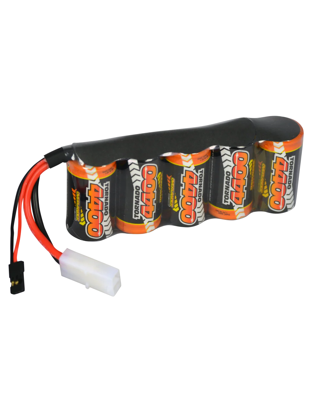 Overlander SubC 4400mAh 6V Flat Premium Sport NiMH Battery - Deans & JR Connector 3175