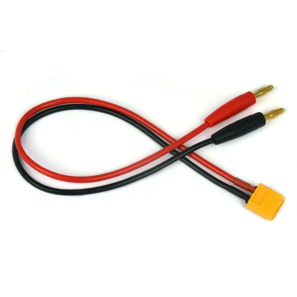 Overlander XT60U to 4mm Gold Connectors Charge Lead 2803