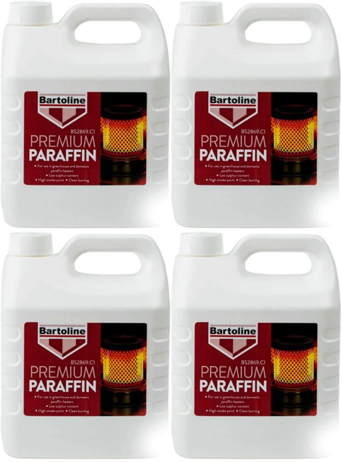 Bartoline Premium Paraffin 20 Litre Pack 5 x 4 Litres ideal for Jets - Image 2