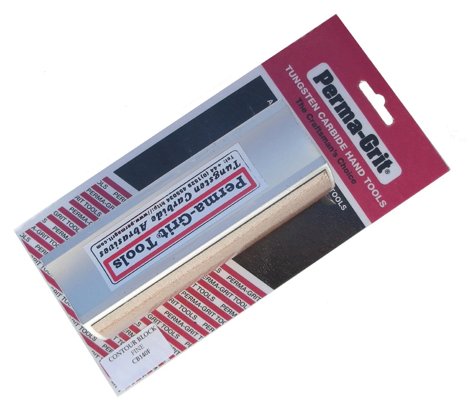Perma-Grit Sanding Block Contour 140mm x 51mm Fine Grit CB140F PermaGrit - Image 4