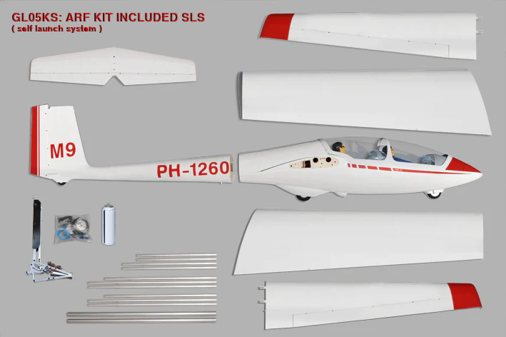 Phoenix Model ASK-21 RC Glider, 6500mm ARF with SLS (No Motor) GL05KS - Image 3