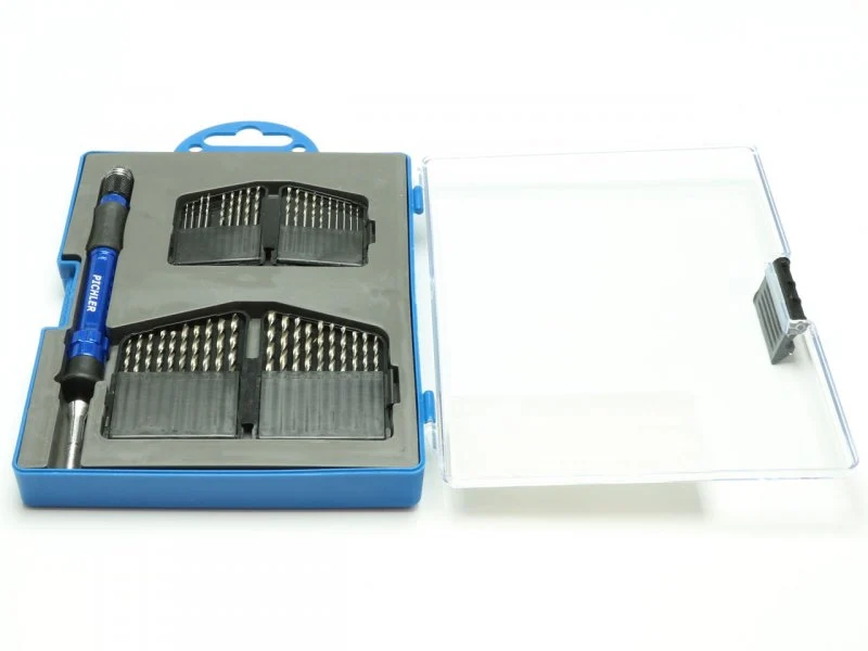 Pichler Pin Vice Drill Set HSS With Hand Drill (41pcs) C8336 - Image 2
