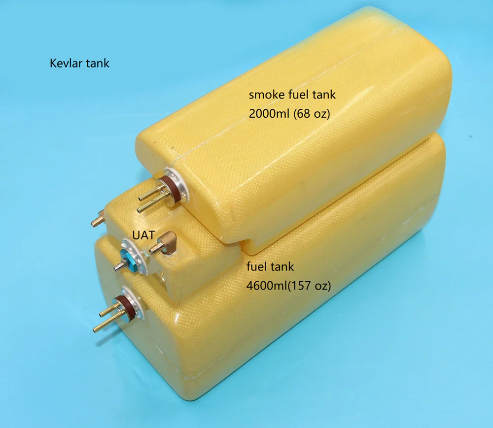 Pilot-RC 2 in 1 Kevlar Jet Fuel Tank 4600cc + UAT 240 PIL535