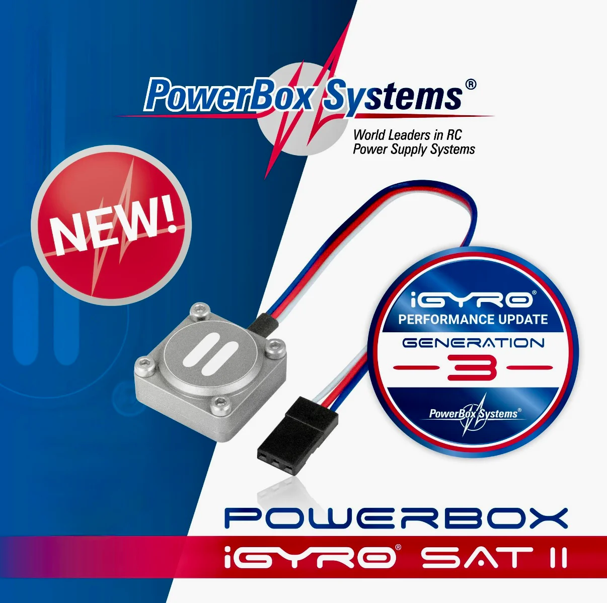 PowerBox iGyro SAT II For Pioneer SR2 Powerboxes & Powerbox Receivers 3610 - Image 2