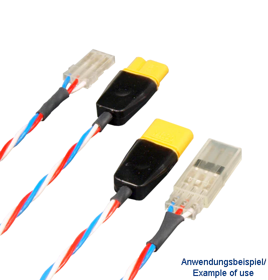 PowerBox Premium MAXI Cable Set For Wing/Fuselage "one4one" MR30 3m Extra Long 1142 - Image 3