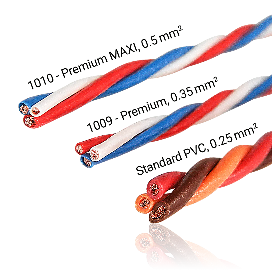 PowerBox Premium Servo Cable / Wire 10m 1009/1000 - Image 2