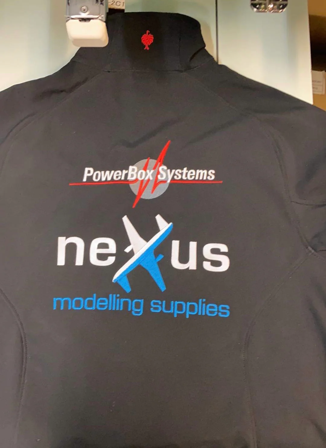 PowerBox Softshell Jacket With Nexus Models Embroidered Logos 4XL - Image 2