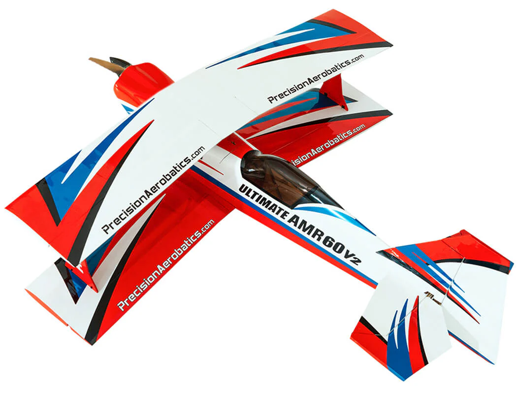 Precision Aerobatics Ultimate AMR 60 - White/Red/Blue PL-1047-W - Image 2
