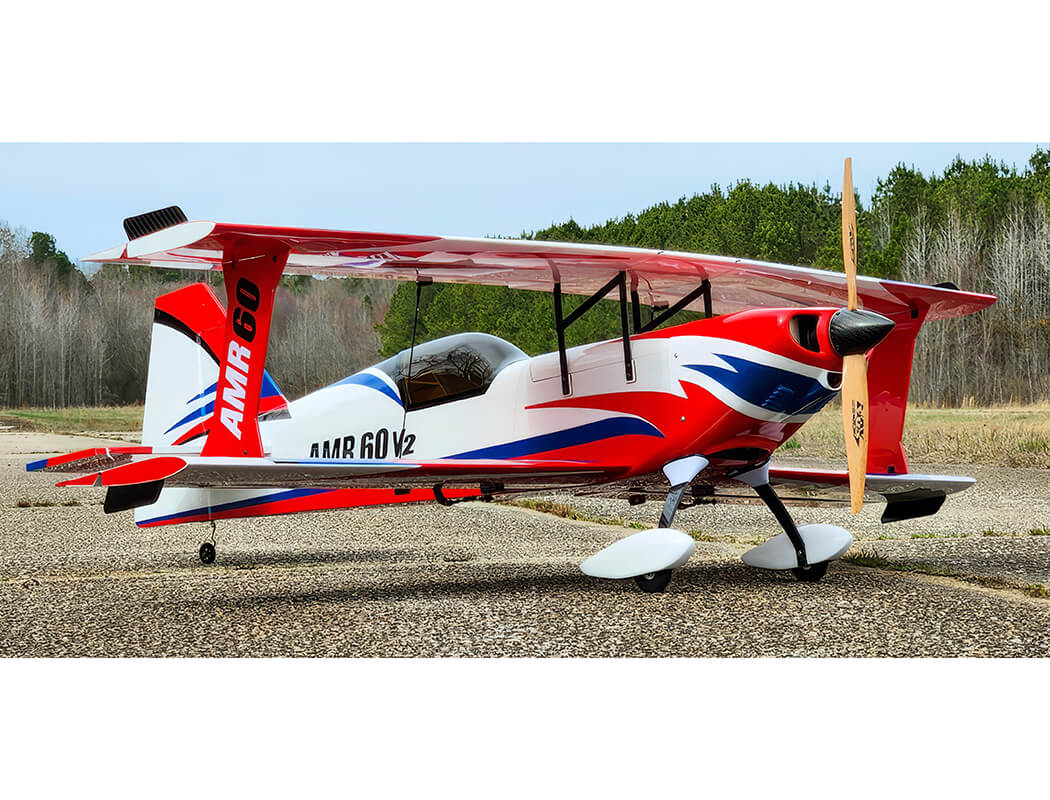 Precision Aerobatics Ultimate AMR 60 - White/Red/Blue PL-1047-W - Image 3