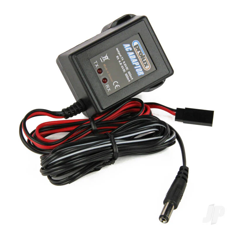 Prolux 4.8V - 9.6V AC Adaptor UK Charger Tx/Rx (Futaba) PLX1381UK