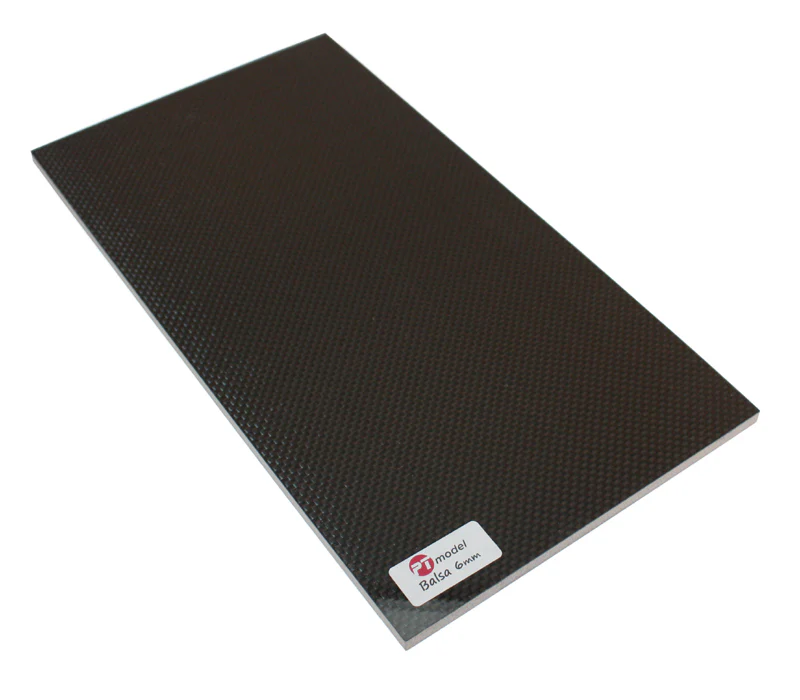 PT Model Carbon + Balsa 6mm + Carbon (290 x 160) PT29166CB