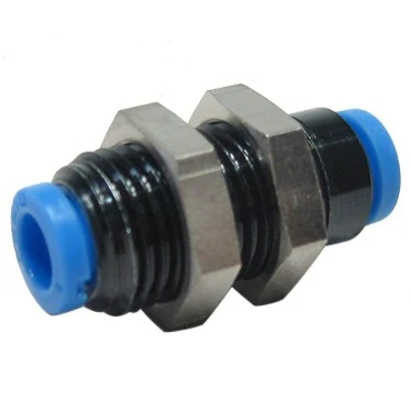 QSS-4 Festo Straight Bulkhead Connector (10mm), 4mm Festo to 4mm Festo