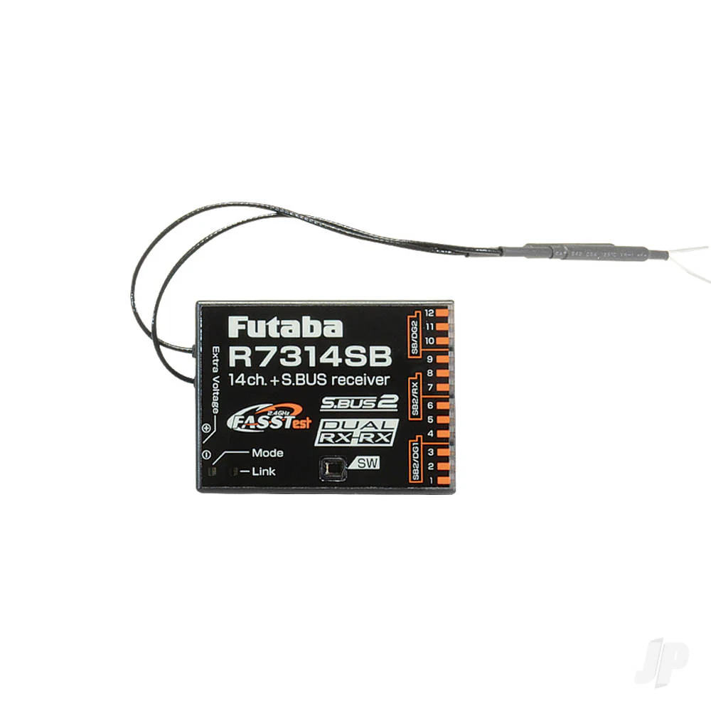 Futaba R7314SB 14-Channel (PWM) Air Receiver (26-Channel S.BUS) FASSTest - High Gain Aerials - Image 3