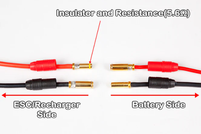 Radient AS150 Battery End (no anti spark) (5 sets) RDNAC010149 - Image 2