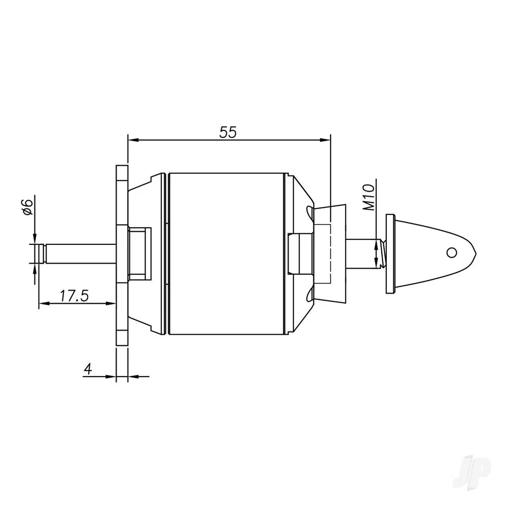 Radient Brushless Motor 5055 760KV (3-5S) RDNM5055760 - Image 3