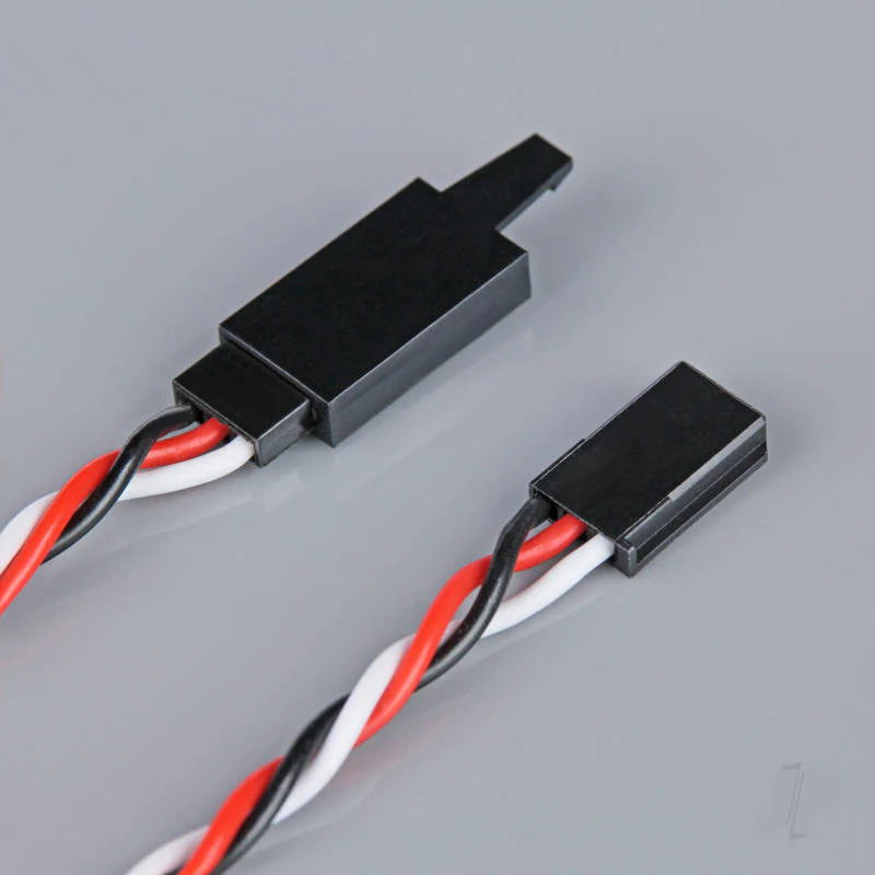 Radient Futaba Twisted HD Extension Lead with Clip 500mm RDNAC010234