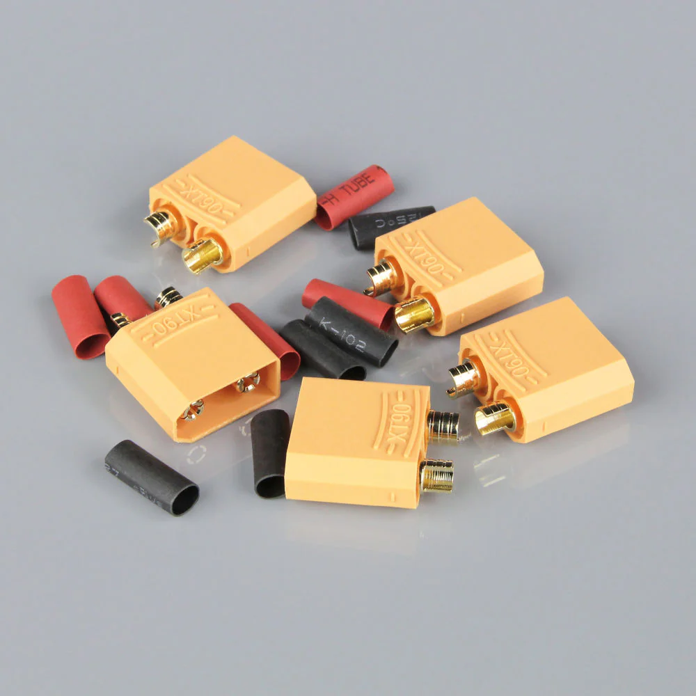 Radient XT90 Male including Heat Shrink (ESC End) (5pcs) RDNAC010037