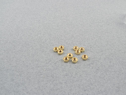 Radio Active Brass Nut M4 (pk10) F-RCA128M4