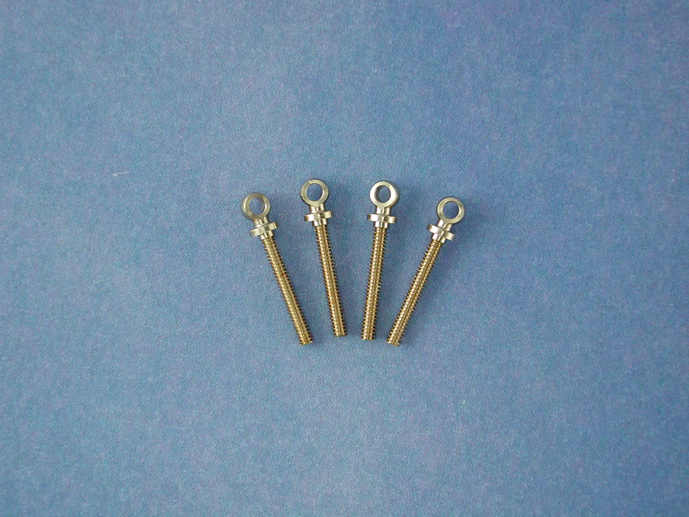 Radio Active Eyebolt M1.4 BallDia.:2.6mm Thread Length :12mm(Pk4) RMA66503