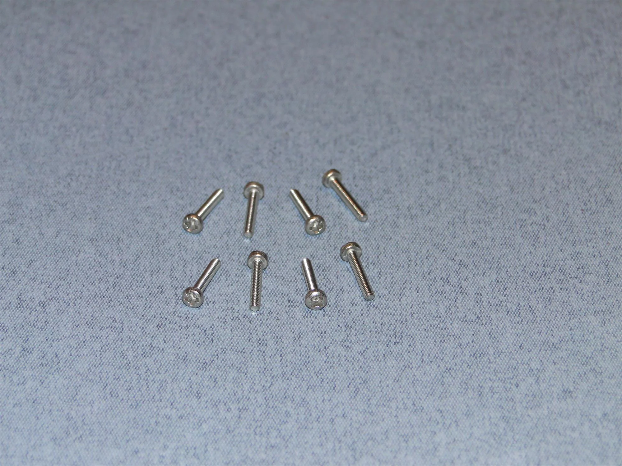 Radio Active Stainless Steel Pozi Pan Head Screw M2x12mm (Pk8) SCR04/12M2