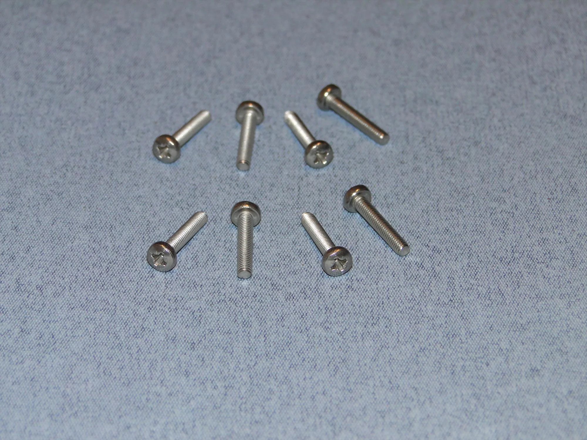 Radio Active Stainless Steel Pozi Pan Head Screw M3x16mm (Pk8) SCR04/16M3