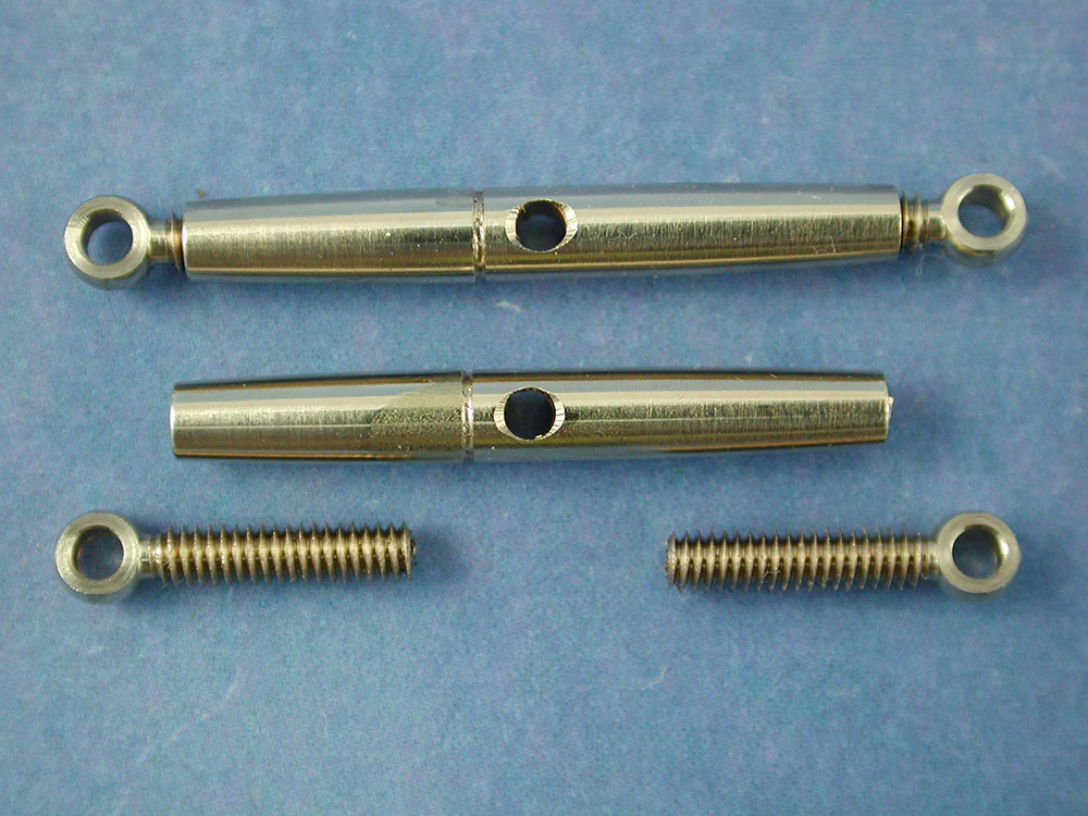 Radio Active Turnbuckle Pair, 3mm Eye, 22mm Ctr RMA645322