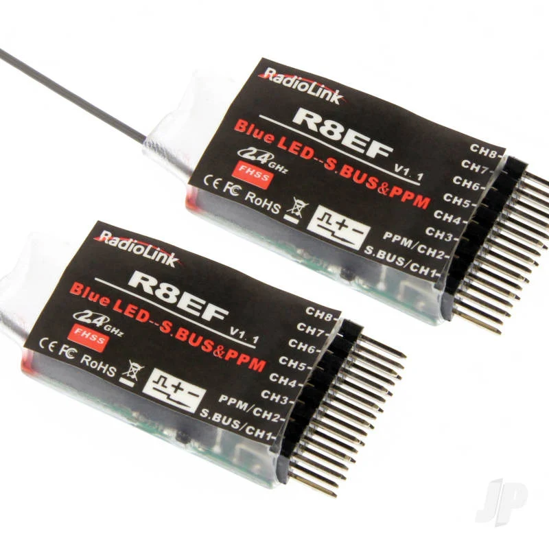 RadioLink T8FB-BT 2.4GHz 8-Channel Transmitter with Bluetooth and 2x R8EF Receivers (Mode 2) RLKT081010 - Image 7