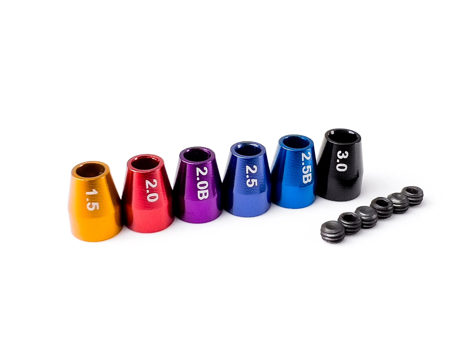 RC Overhaul Hex Driver Size Guide, Coloured Collar Set RCO-TL016 - Image 5
