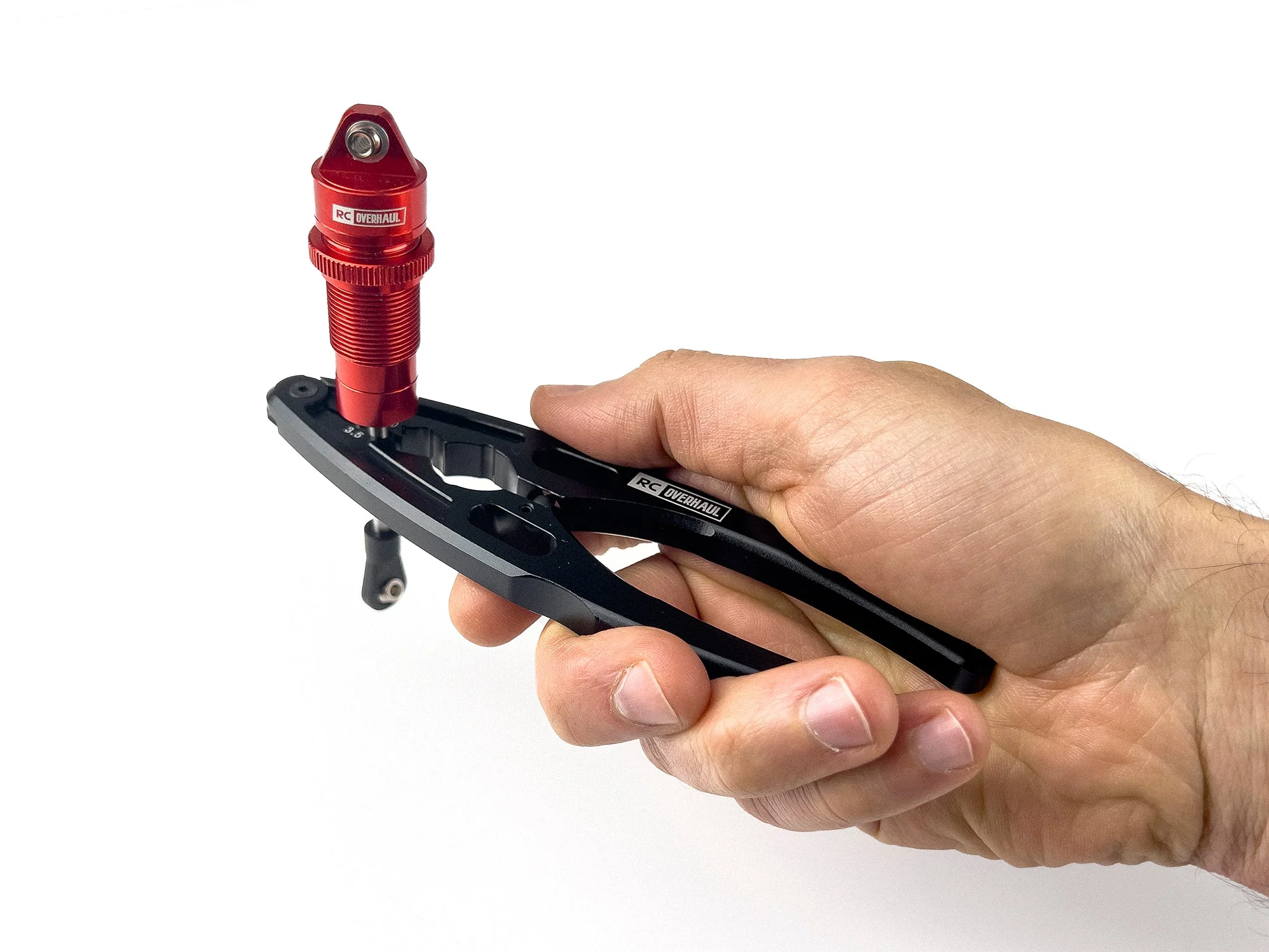 RC Overhaul Shock Shaft & Ball End Pliers Black Alum RCO-TL007 - Image 3