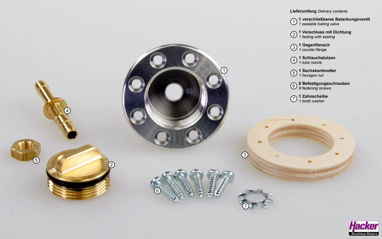 Refueling Valve with Lockable Cap By Hacker 10108416