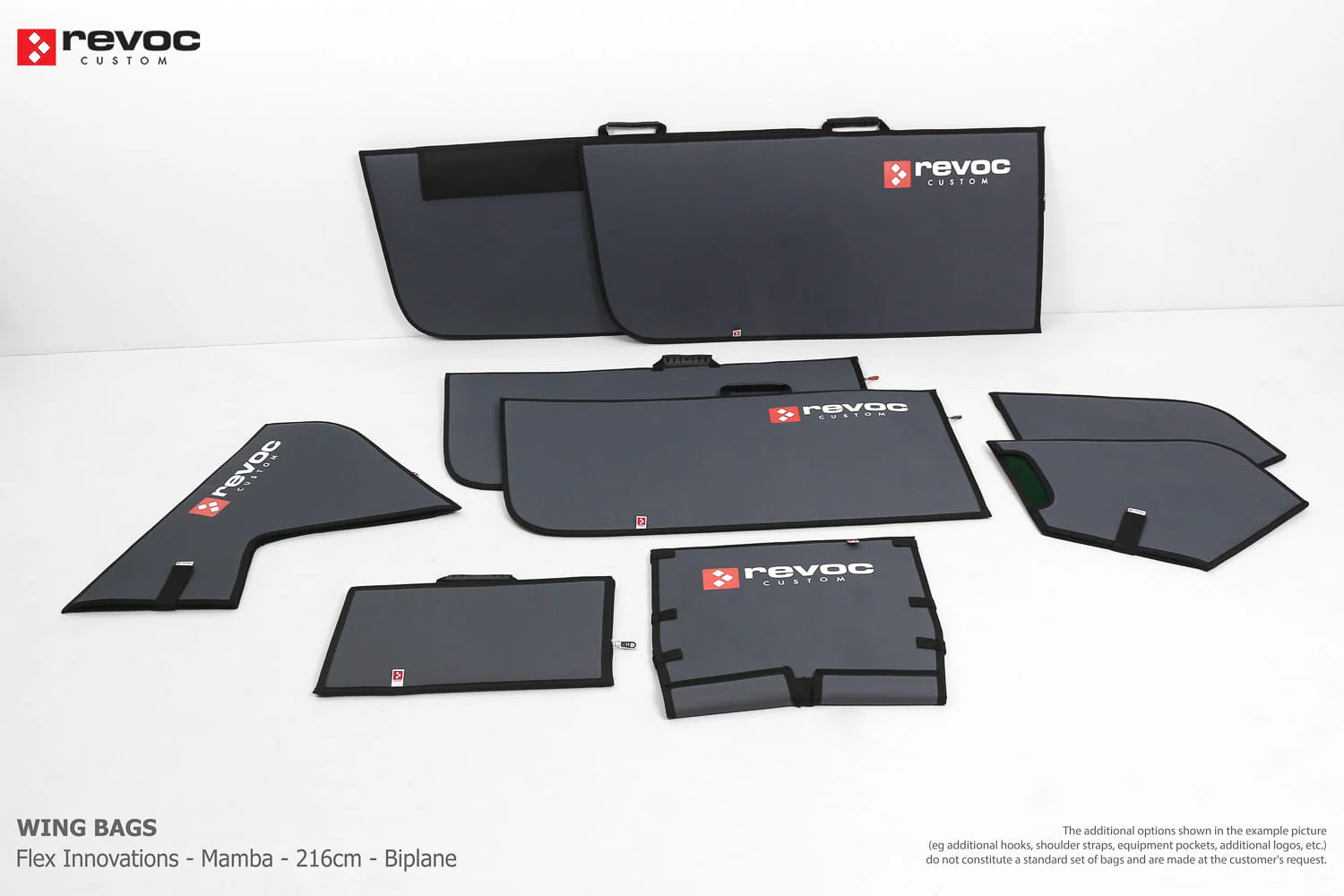 Revoc Standard Line Material Wing + Tail Set for Flex Innovations Mamba 120cc ARF 216cm