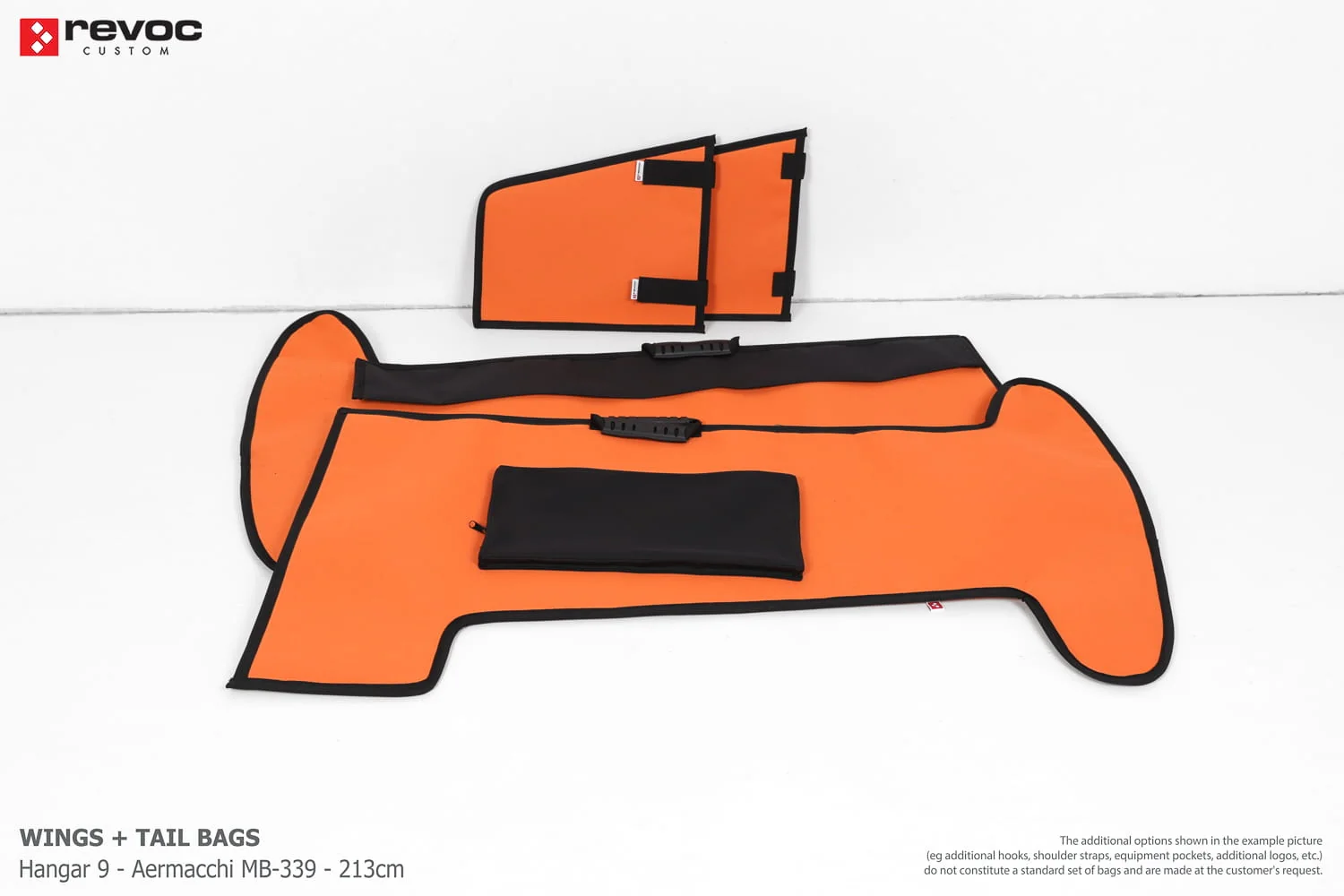 Revoc Standard Line Material Wing + Tail Set for Hangar 9 - Aermacchi MB-339 - 213cm Wingbags from Revoc - Image 2