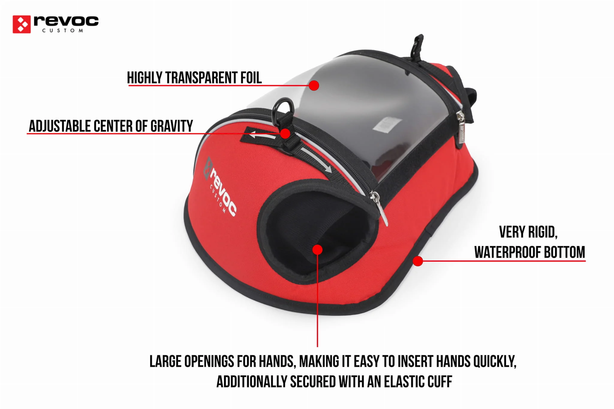 Revoc Transmitter Winter Case (Classic Line) In Dark Grey for Radios with or without tray AKC-STRA-0059 - Image 3