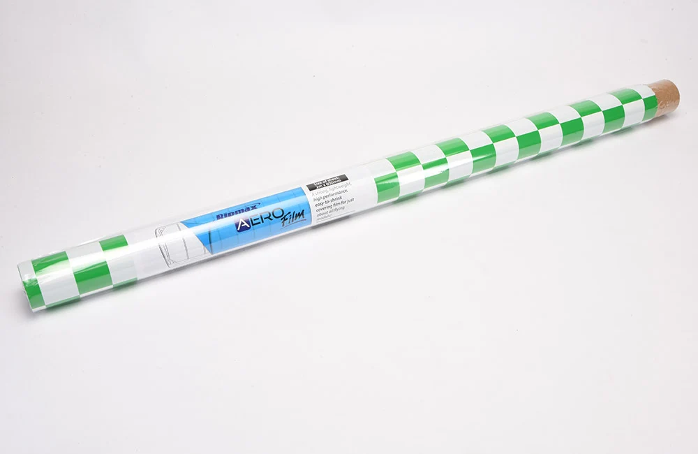 Ripmax Aero Film - Small Chequered Green/White - 2m x 0.6m (Roll) T-AEF-025