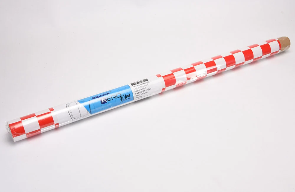 Ripmax Aero Film - Small Chequered Red/White - 2m x 0.6m (Roll) T-AEF-024