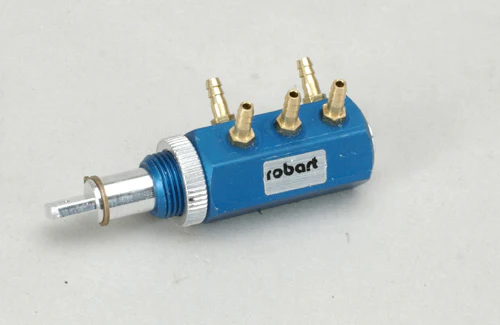 Robart Air Control Valve 2 Way / 5 Port / Blue RB167