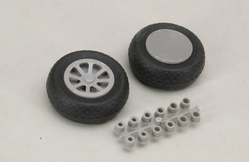 Robart Scale Wheel Diamond Tread 2.25 Pair RB130