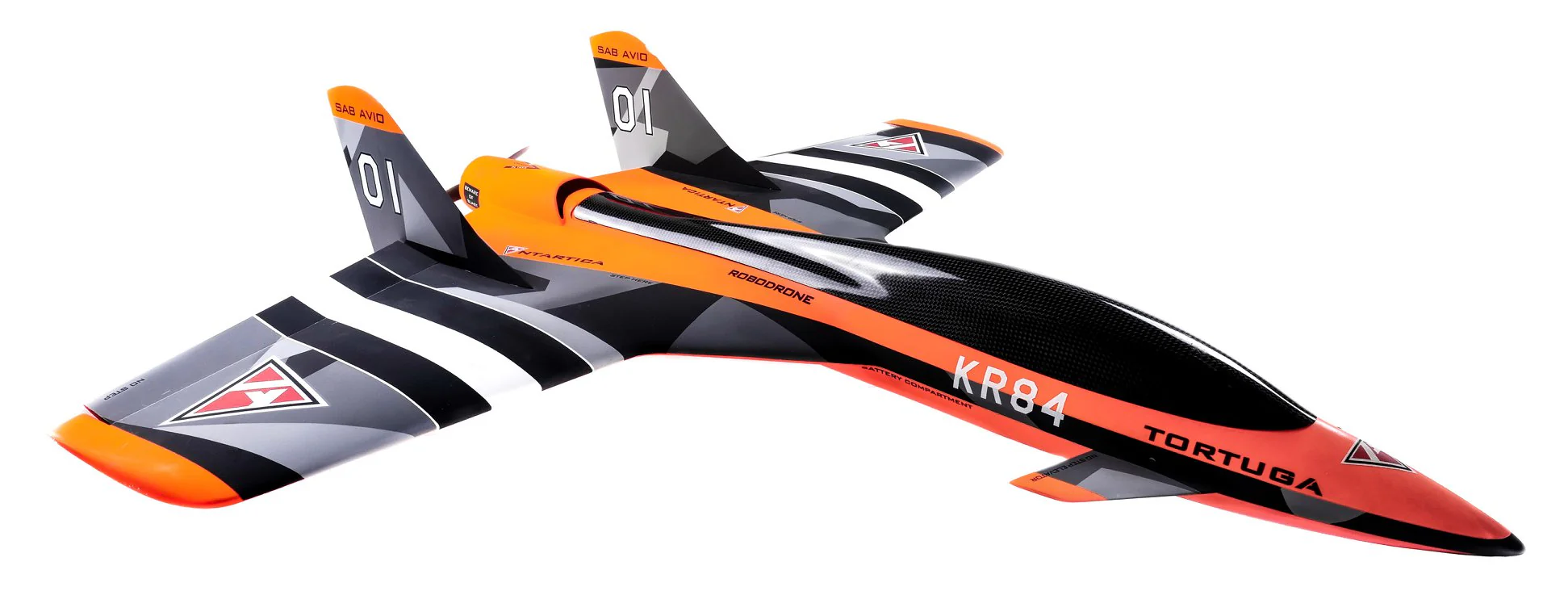 SAKR84 – KR84 TORTUGA ROBODRONE Turbine Version from SAB AVIO