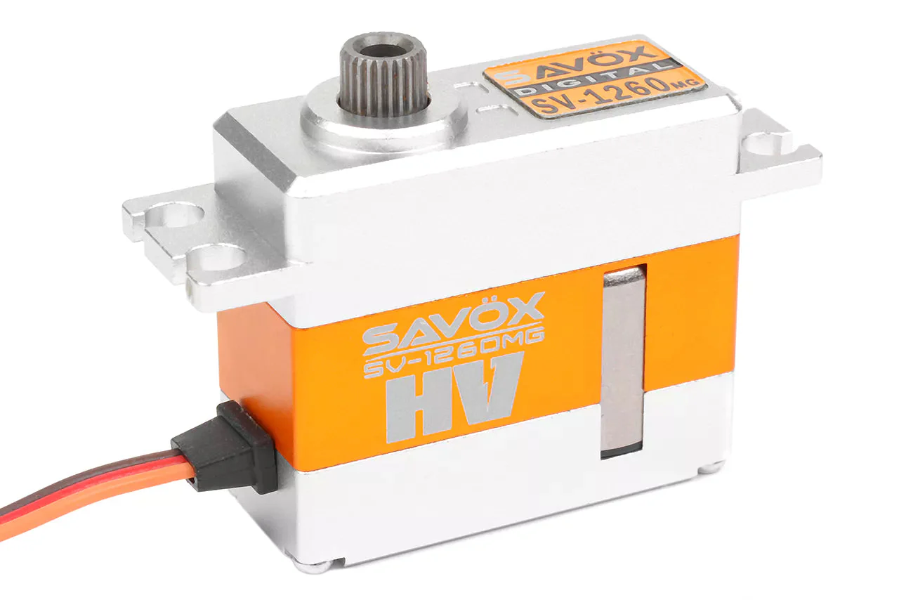 Savox SV-1260MG HV Digital Mini Size Servo 12kg/0.055s@7.4v SV1260MG