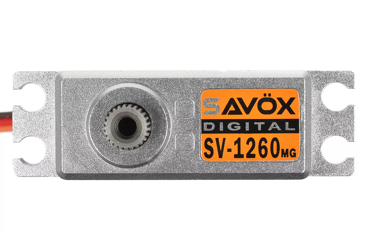 Savox SV-1260MG HV Digital Mini Size Servo 12kg/0.055s@7.4v SV1260MG - Image 3