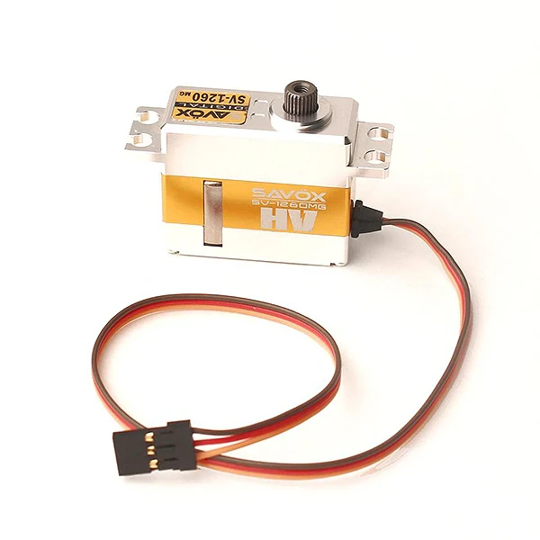 Savox SV-1260MG HV Digital Mini Size Servo 12kg/0.055s@7.4v SV1260MG - Image 7