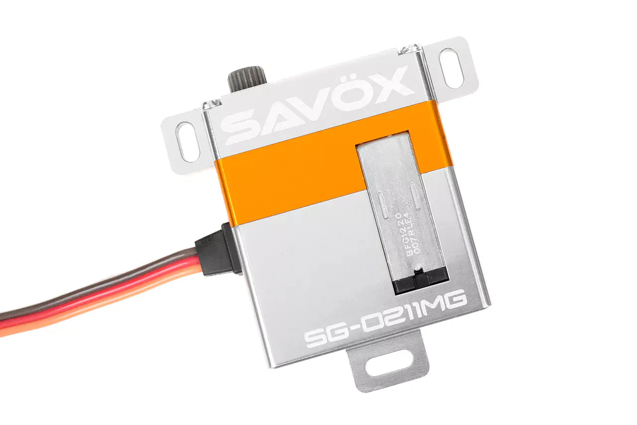 Savox SG-0211MG Low Profile Glider Digital Servo 8kg/0.13s 4.8V - 6V SG0211MG