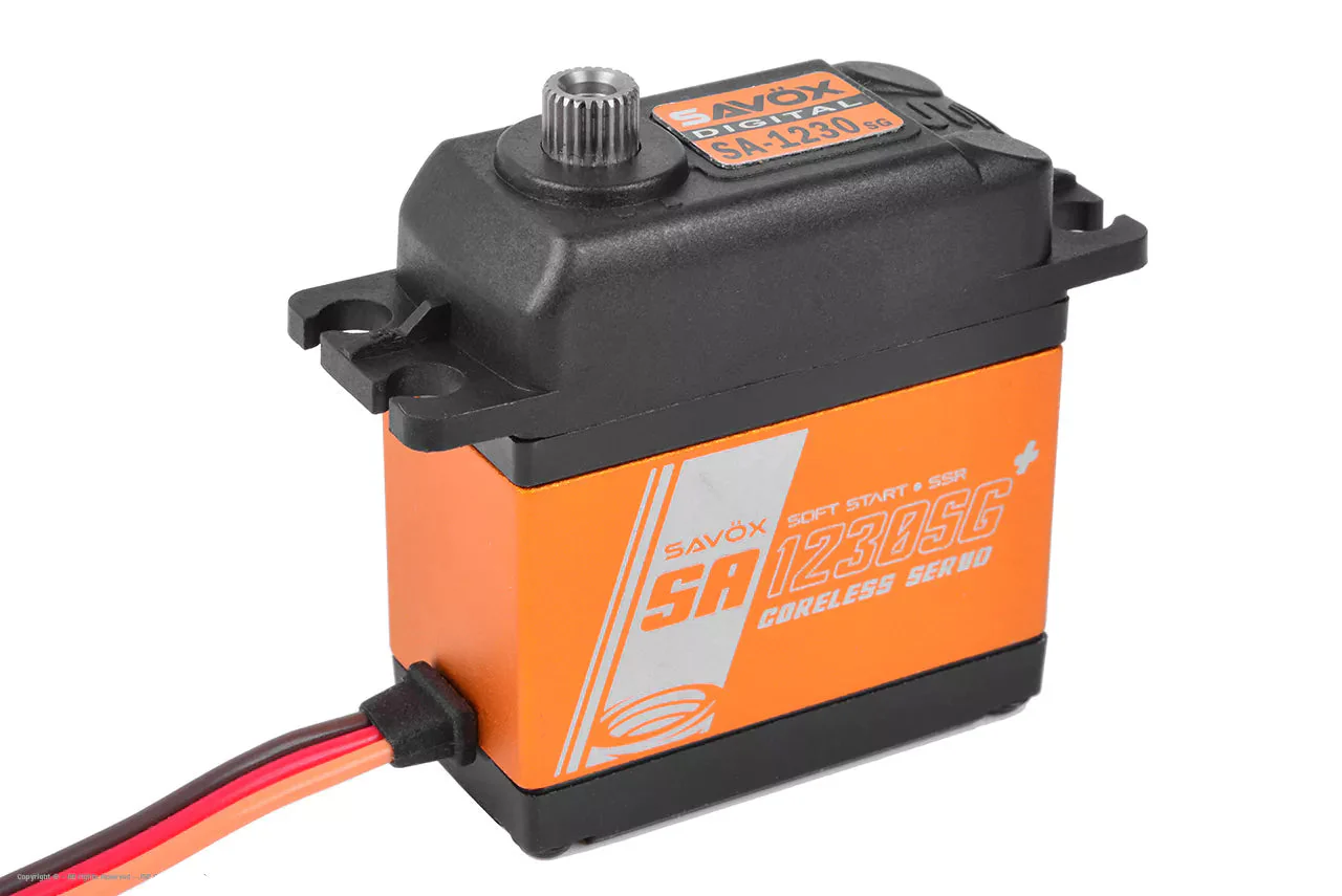 Savox SA-1230SG+ Coreless Digital Servo With Soft Start 0.16s/36kg@6v SA1230SGP - Image 2