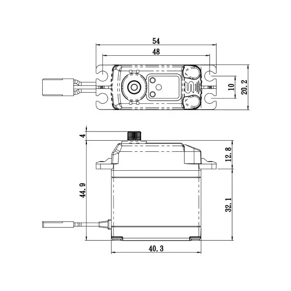 Savox SA-1231SG+ Standard Size Coreless Digital Servo With Soft Start 0.14s/32kg@6v SA1231SGP - Image 2