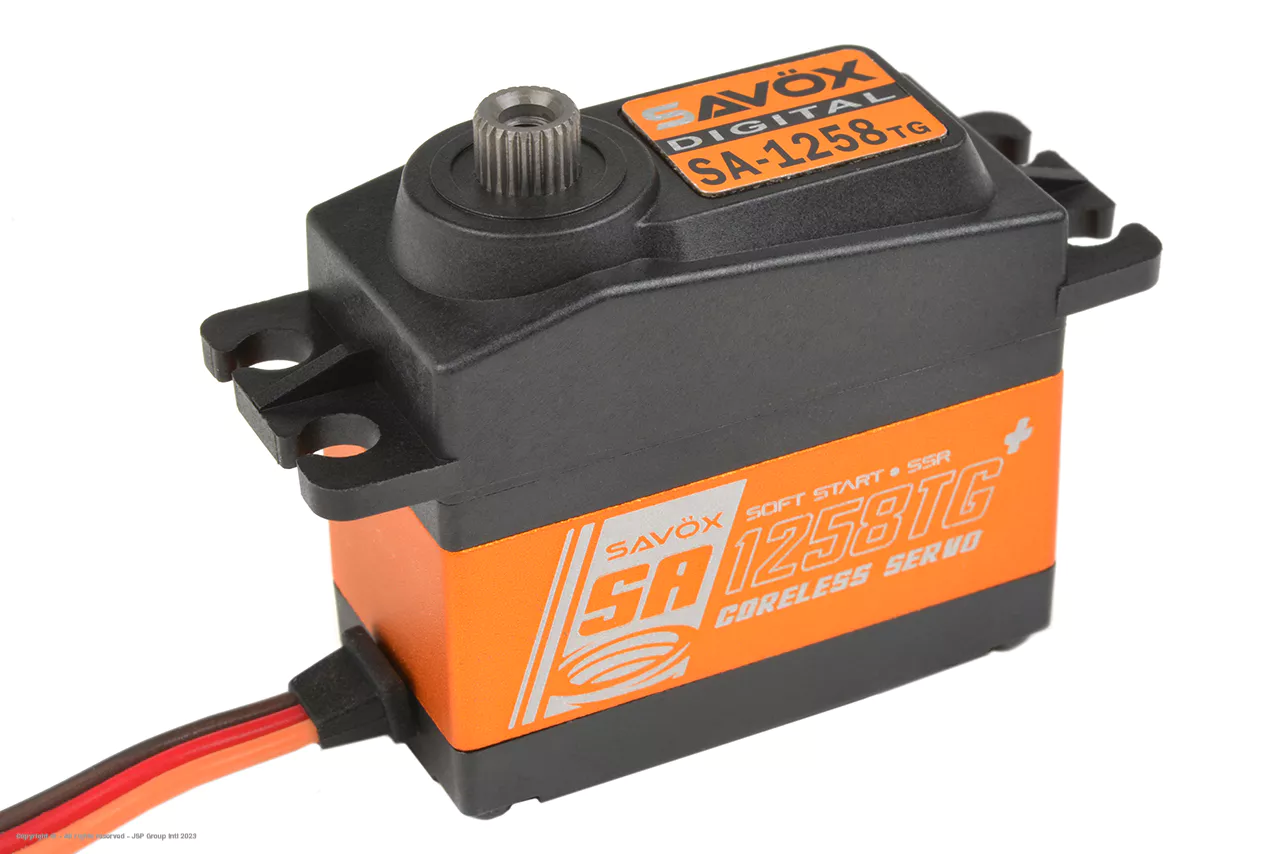 Savox SA-1258TG+ Standard Size Coreless Digital Servo With Soft Start 0.08s/12kg@6v SA1258TGP - Image 2