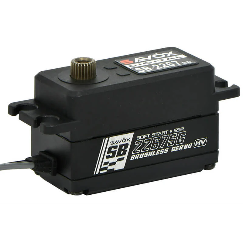 Savox SB-2267SG+ Low Profile Brushless Hi-Torque Digi 25kg/0.08s@7.4v BLACK