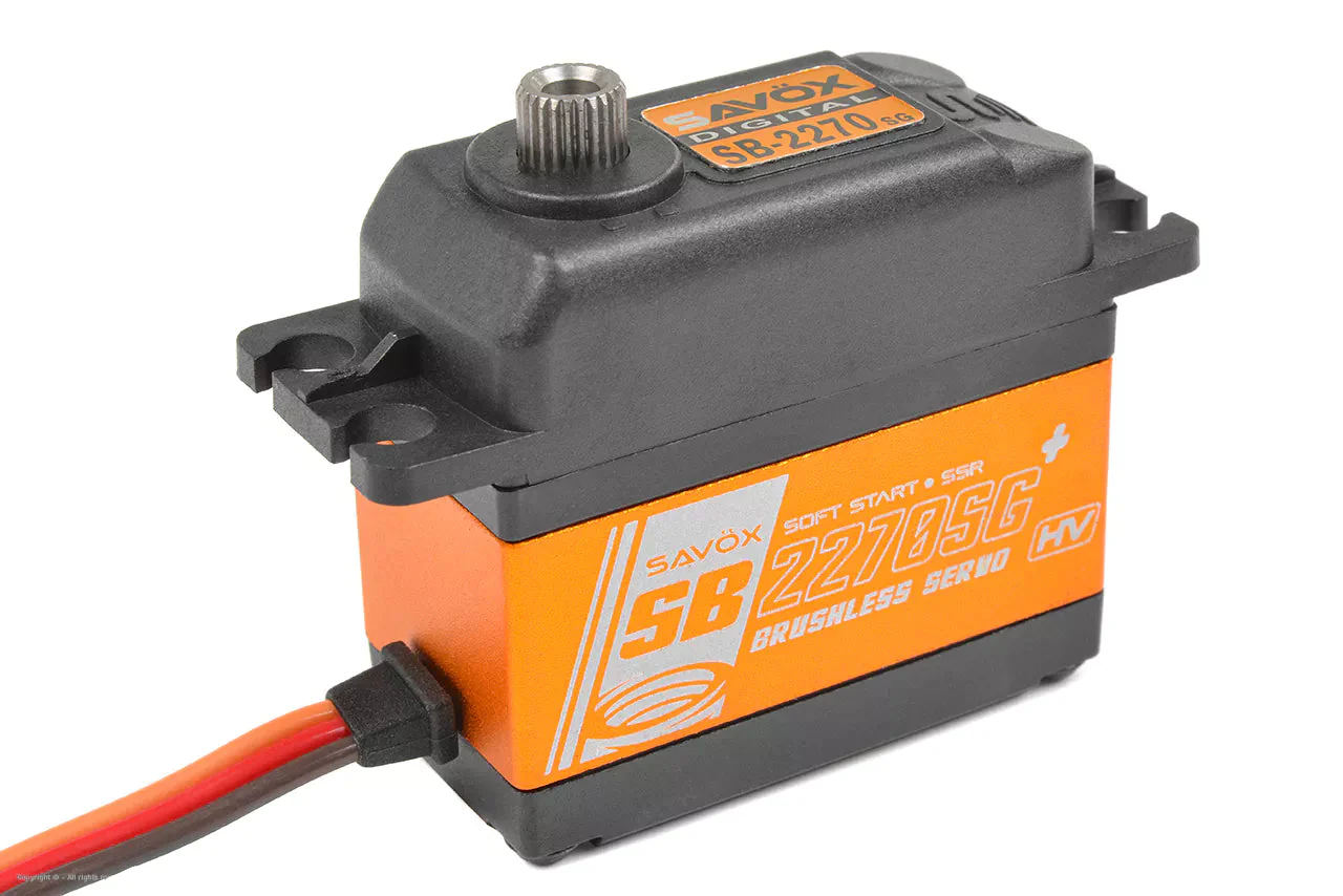 Savox SB-2270SG+ HV Digital Brushless Servo 32kg/0.12s@7.4v SAV-SB2270SG+