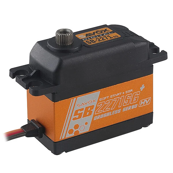 Savox SB-2271SG+ High Voltage Digital Brushless Servo With Soft Start 0.065s /20kg @7.4v SB2271SGP