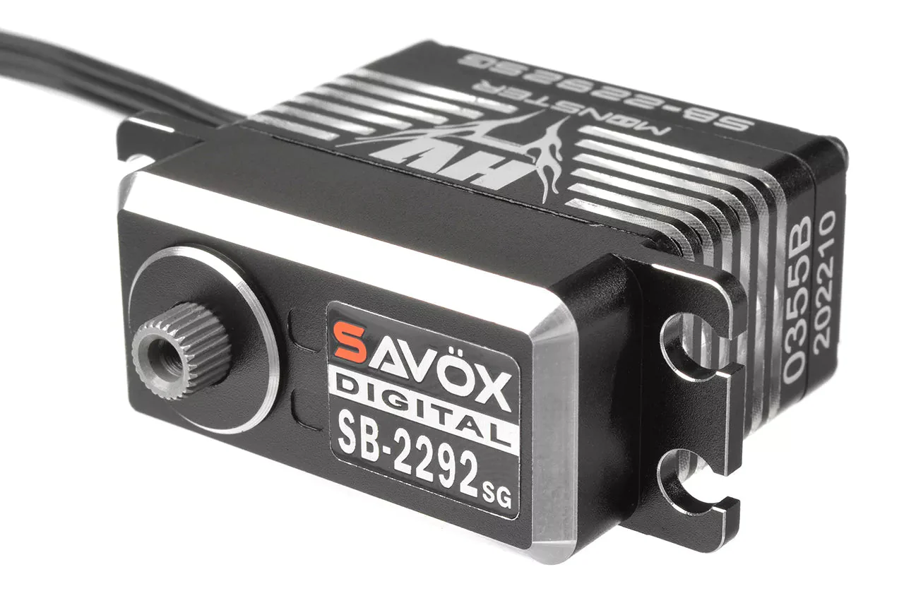 Savox SB-2292SG HV CNC Monster Brushless Servo 31kg/0.07s@7.4v - Image 5